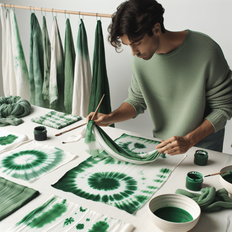 Gently Wrapped: How to Tie-Dye Scarves the Green Way