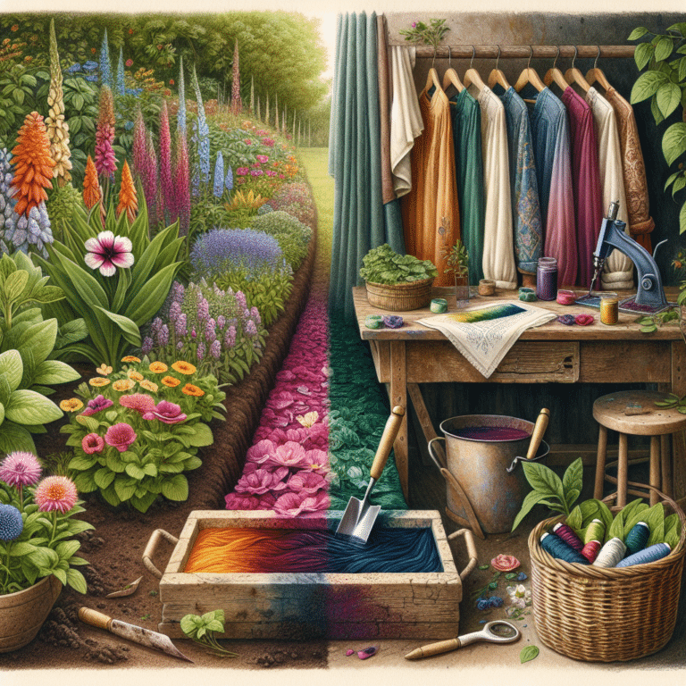 From Garden to Garment: Using Plant-Based Dyes